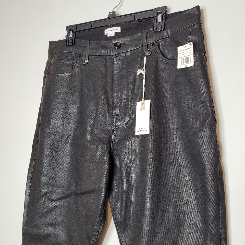 Black Good American Good Legs Stretch Denim Jeans - Picture 5 of 15